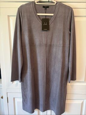 JOH AURORA V-NECK DRESS Gray